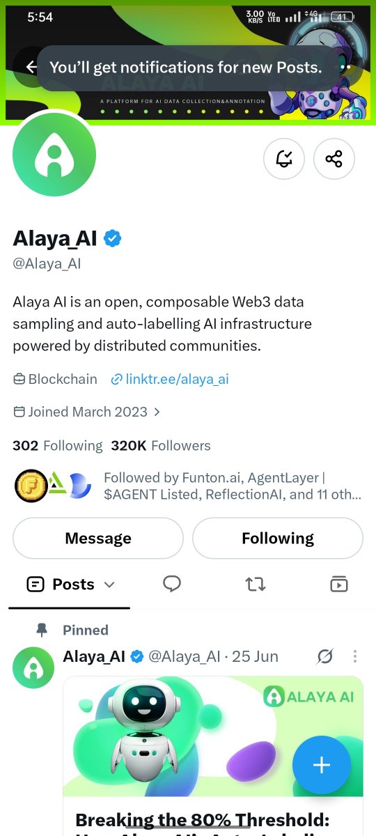 MO0N_Btc's tweet photo. @Alaya_AI Thanks for the team 💪 https://t.co/vFdZPKWKzA