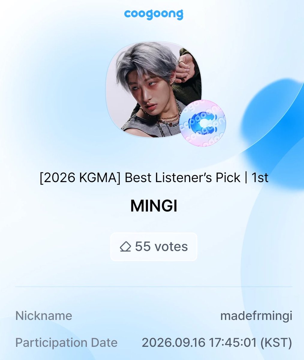 lovefrmingi's tweet photo. i need everyone to clock in and vote for #MINGI, and please spread the voting posts around! it can encourage more people to participate and help us secure more votes. 

we’ve been going back and forth between #1 and #2, so every single vote really matters. the chance to win is still there for us, but we need to keep pushing and stay consistent until the very end!

🔗 https://t.co/ysbrF5uhw3

things to do;
— watch ads to get 💙
— 3 votes/account/day
— create multiple accounts and use each of them to keep widening the gap!
