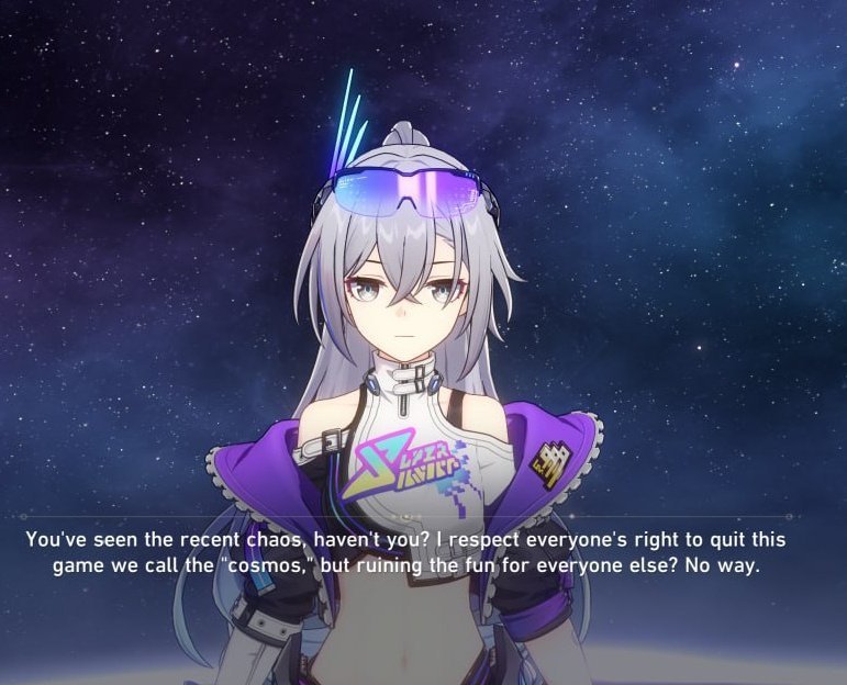MeganeSimp's tweet photo. The way this is literally a message from the devs to all the whiners out there crying about the stupidest shit instead of actual problems
"You can delete hsr if you don't like where things are going, just don't ruin the fun for people who are genuinely enjoying the game" lol https://t.co/gqXPV0deqz