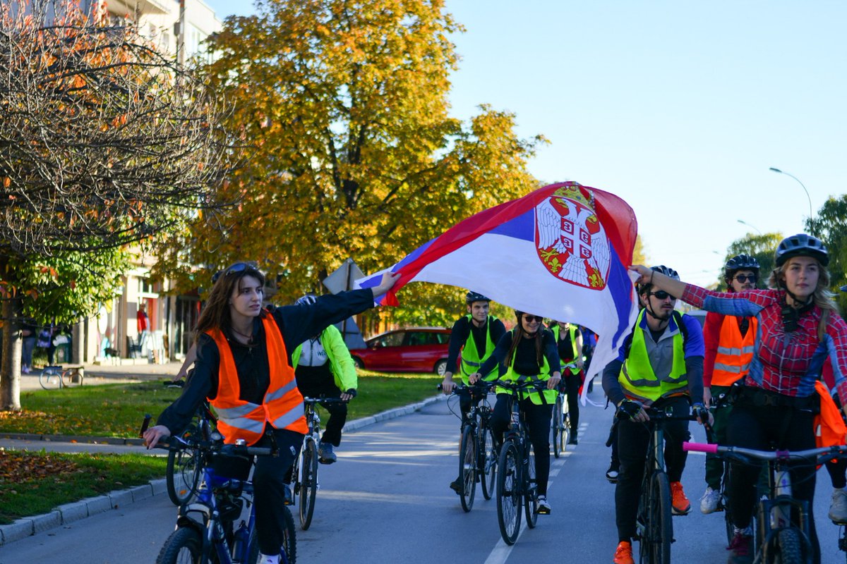 elfakublokadi's tweet photo. IDEMO JOŠ JEDAN KRUG.

SUTRA KREĆE BICI TURA KROZ SRBIJU!

Vidimo se na putu.❤️‍🔥 https://t.co/pMZExkSZw6