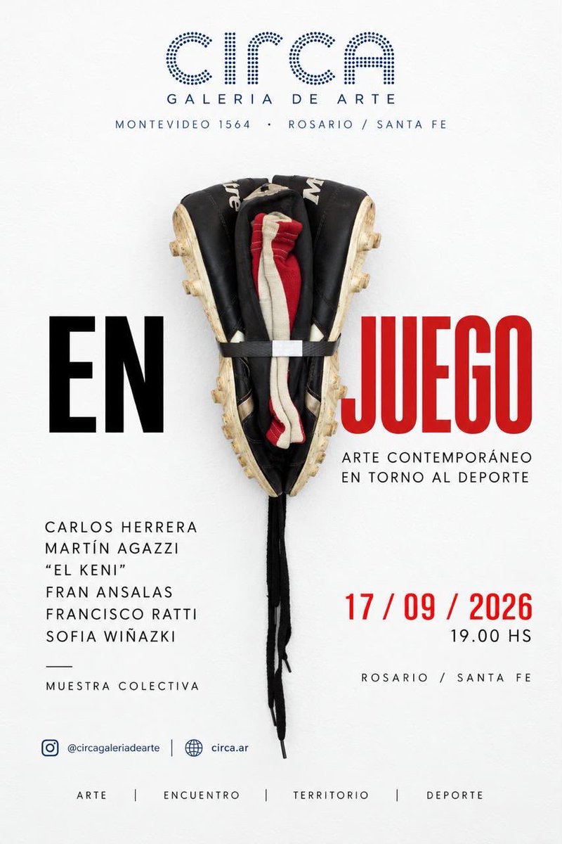 sofiwini's tweet photo. Mañana inauguro en Rosario! Formo parte de "EN JUEGO", una muestra colectiva sobre arte y deporte, junto a Carlos Herrera, Martín Agazzi, El Keni, Fran Ansalas y Francisco Ratti. Circa Galería de Arte, 17/09 a las 19hs. ¡Los espero! https://t.co/sA7vW55nhb