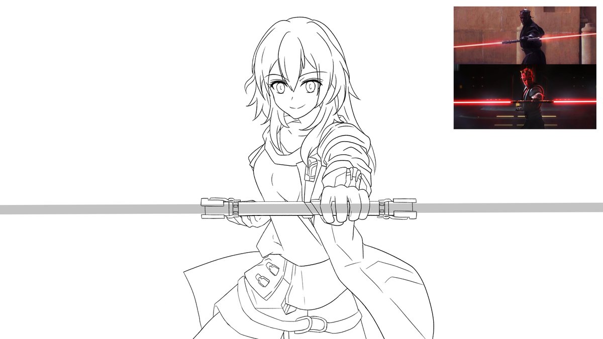 Frisson_512's tweet photo. Stelle's elation path gave me an idea
#rkgk #HonkaiStaiRail #崩坏星穹铁道 #崩壊スターレイル #StarWars #WIP https://t.co/QBzGtQWPs6