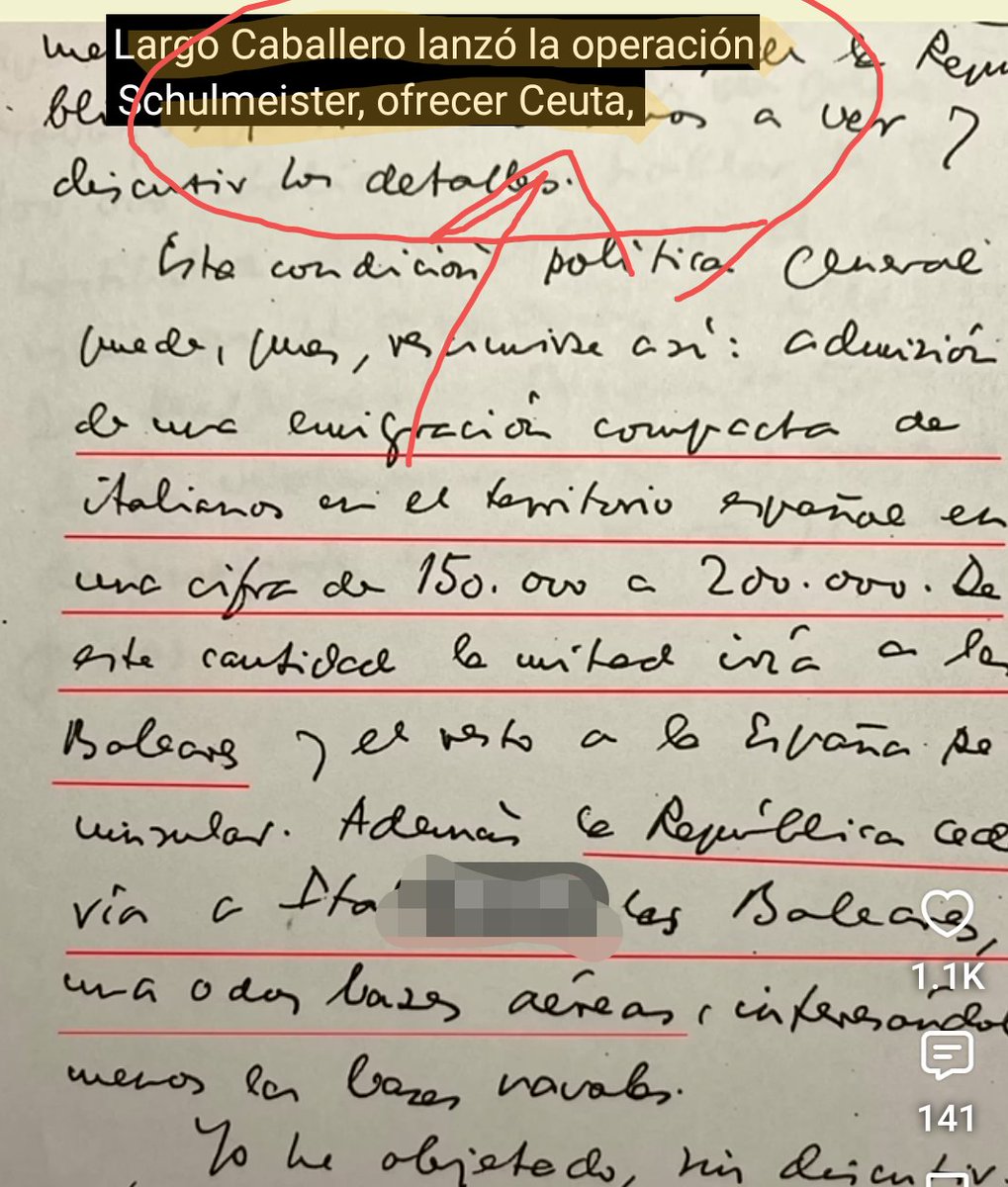MargalCanada's tweet photo. Largo Caballero’s Spanish socialists wanted to give away Ceuta, Melilla, and the Balearic Islands to Italy. 
Later on, Negrín offered Cartagena to England. 
That is the nature of Spanish socialism. When backed into a corner, they carve up Spain and give it away. 

Now it is Ceuta https://t.co/PUiOyVzBXA