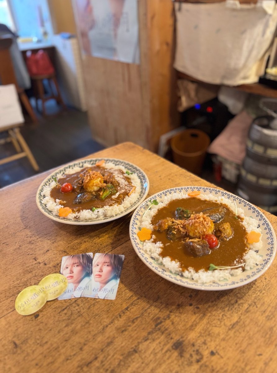 shunmero_25's tweet photo. 📍なすおやじ☆彡

カレー美味しすぎた՞ ̥_  ̫ _ ̥՞🍛行けてよかった！

#なにわ男子 #道枝駿佑 #うるわしの宵の月 #なすおやじ https://t.co/aBB32DC7rC