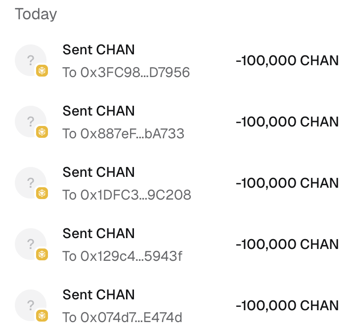 CHANxBNB's tweet photo. 领取 100K $CHAN 空投 🪂

留下您的 #BNB 地址并转发 ♻️

点赞并转发置顶推文 📌

仅限前 777 个钱包 👇 https://t.co/NK1O4yp4Tu