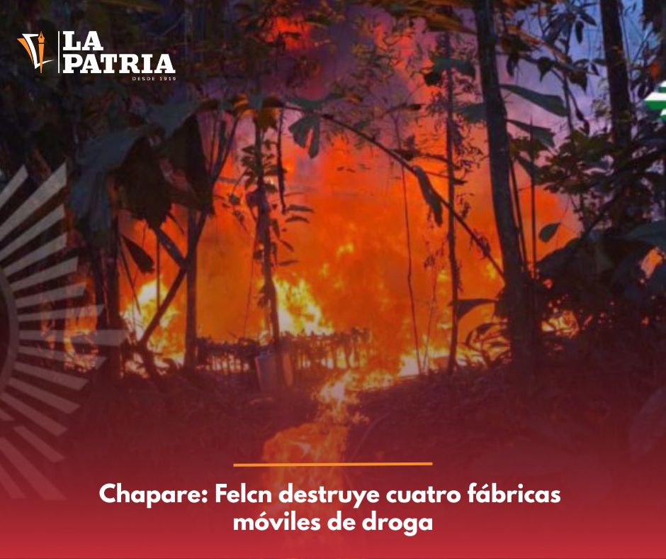 LaPatriaDigital's tweet photo. #Chapare | Efectivos de Umopar 👮‍♂️ destruyeron cuatro fábricas móviles 💥 donde se elaboraba pasta base de cocaína en la provincia Chapare, del departamento de Cochabamba. 

📌 Informate más en: https://t.co/x4An3pKH5j

#NOTICIADEHOY #FELCN #Drogas https://t.co/LOUfBf2rBZ