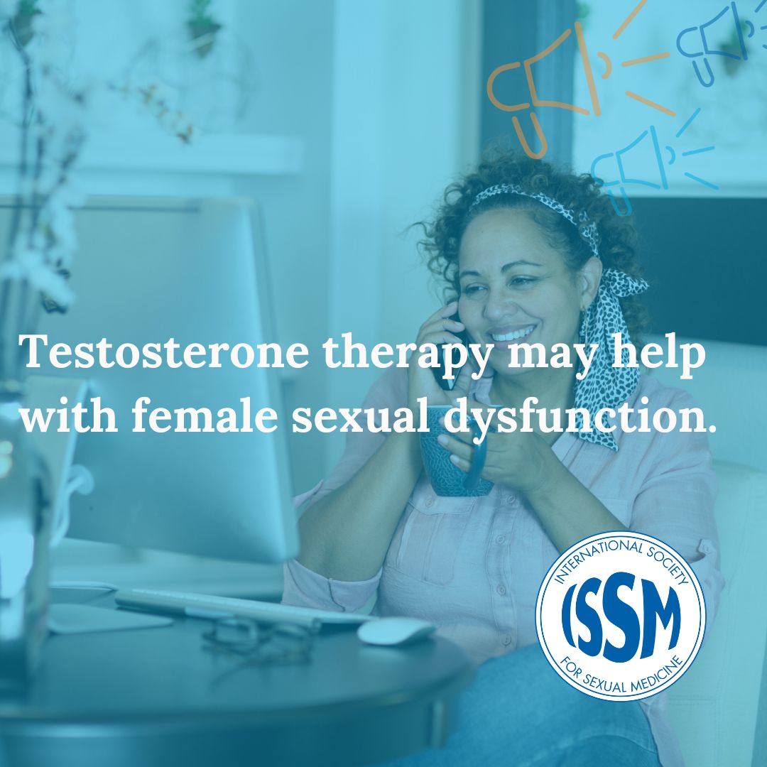 ISSM_INFO's tweet photo. Testosterone therapy may help improve female sexual function, particularly sexual desire.

Research shows stronger evidence for its use in postmenopausal women, while findings in premenopausal women remain limited. 

Read more: https://t.co/1GsNP1FNx4 https://t.co/MdRs9VWU4L