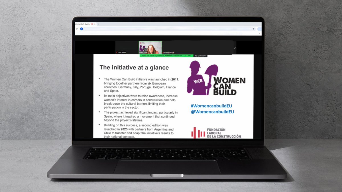FLCconstruccion's tweet photo. 🏗️ Hoy hemos compartido la trayectoria de @WomenCanBuild en el webinar “Construir la igualdad en la construcción – Soluciones prácticas para el equilibrio de género en el sector”, organizado por la #CoP7 de #BUSUnited.

🤝 Un espacio para intercambiar experiencias y generar sinergias que impulsen un sector de la construcción más inclusivo e igualitario.

🔗 Descubre más sobre BUSUnited: https://t.co/MyQtL7X9Jr

#LIFEprogramme #ErasmusPlus