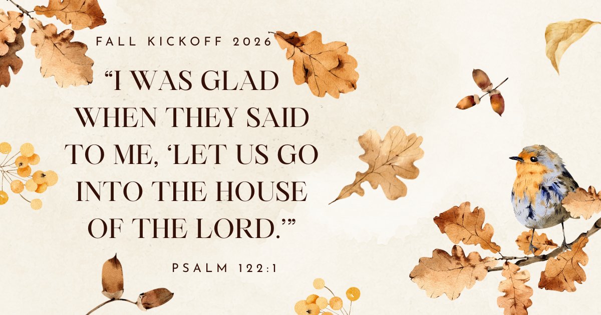NorthCenter_CH's tweet photo. Join our 2026 Fall Kickoff on Sunday, September 20th, with our Worship Gathering at 10:30AM. 6601 68th Ave N, Brooklyn Park #fallkickoff #northcenterbrooklynpark #worshipgathering https://t.co/EGJFkJWYdw
