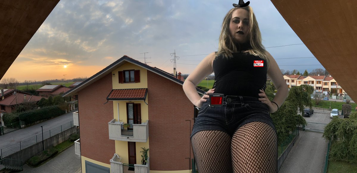 GiantessEnjoyer's tweet photo. Waiting at home for your cab, the ground shakes with heavy steps until a giantess looms over you.

"Client #1? Good, skip the useless chit-chat. Hop in, my day is packed with orders."

Turns out the cab company's promo hiring Giantesses wasn't just a rumor after all. https://t.co/zLTNQNVwSK