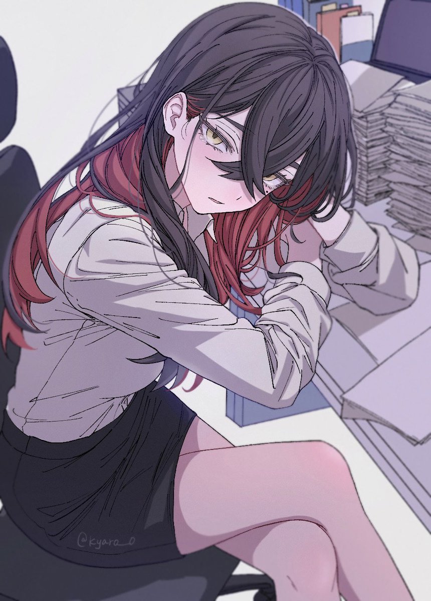 kyaro__o's tweet photo. 社畜のゼイユ https://t.co/sNlyUth8WV