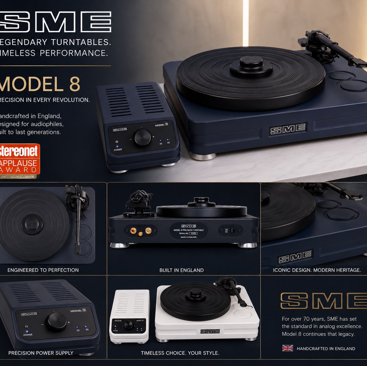 JarrodKast's tweet photo. The Verdict

The SME Model 8 is a refined, high-end turntable package with outstanding build quality. Its bundled 309 tonearm is a major sonic and setup advantage, while the external speed control delivers exceptional pitch stability. The result is https://t.co/r8x7wJRblU