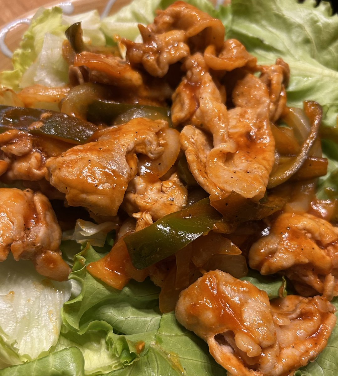 tknetwork104's tweet photo. 自作合わせ調味料を食材量に合わせて作ると美味い。レシピって素晴らしいな。
ポークチャップ作った。

 #合わせ調味料 https://t.co/WScEnmP3oz