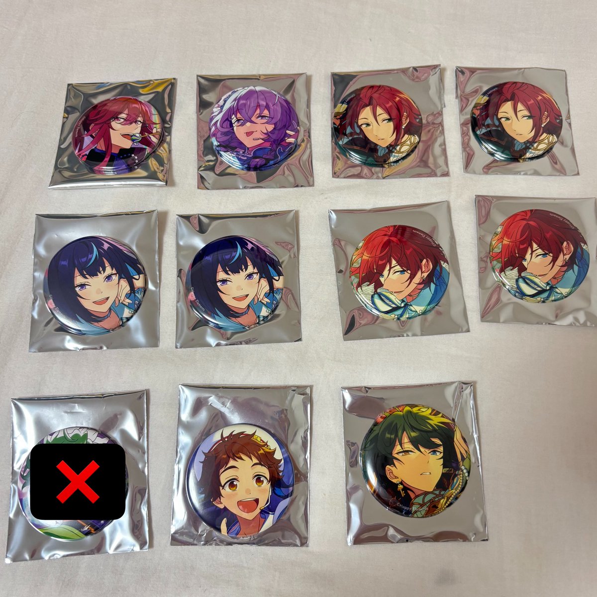 mimi__kyo28's tweet photo. 【交換】あんスタ あんさんぶるスターズコレクション缶バッジ2026 Mar.  -Idol Side- カードダス

譲 ▶ 画像参照

求 ▶ 同異種斑 or 定価+送料

✧︎外出中のためId付きのお写真は18日にご提示させて頂きます

✧︎缶バッジは撮影後元袋に戻りました

✧︎2~優��

お気軽にお声掛けください🌷 https://t.co/QYgKuI3txq