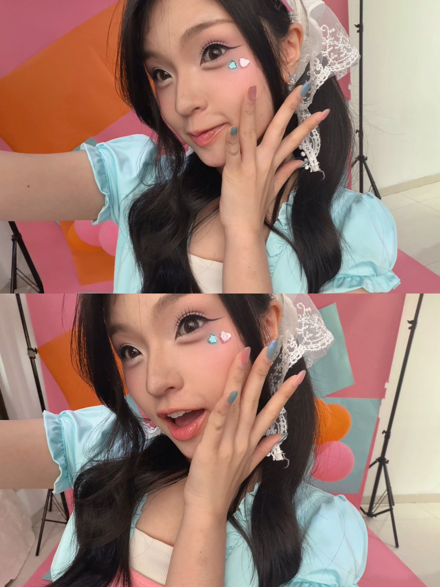 Y_CynthiaJKT48's tweet photo. WOWW 2S aku sudah SO! 🥰 Thank u yaa cymit”ku sahabat ku tersayang! ❤️Nanti kita siapkan pose itu! Mulai dari pose kiyowo sampai pose keren! Jangan lupa ngobrol juga di MnG yes! ☺️ https://t.co/FZPqxyoSoF