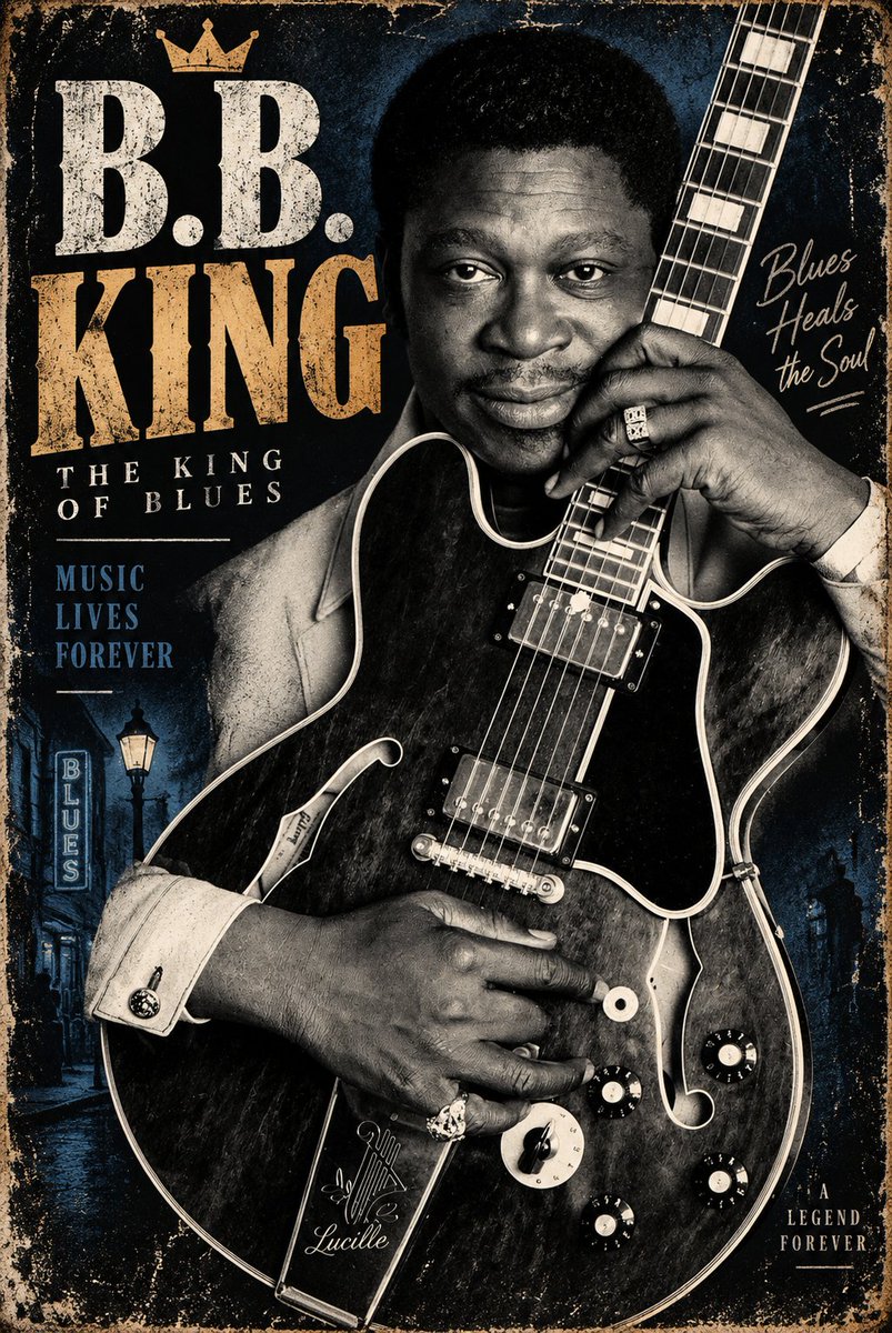 eSBluesFemale's tweet photo. BB King Blues Legend : https://t.co/Dbnrz6Se4g https://t.co/UyRDqF0U6f