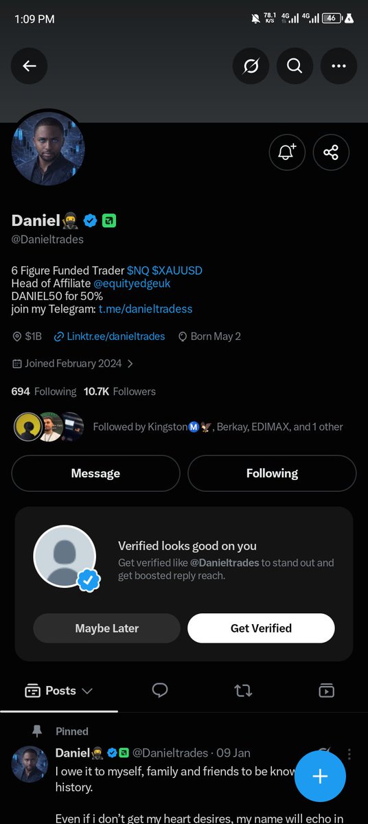 timmy_stark7's tweet photo. @Edimax_1 @Danieltrades @berkayglife @Mikecheta1 @kingstonpips @EquityEdgeUK ...the remaining 2
Number 10 https://t.co/8Cee2zWETz