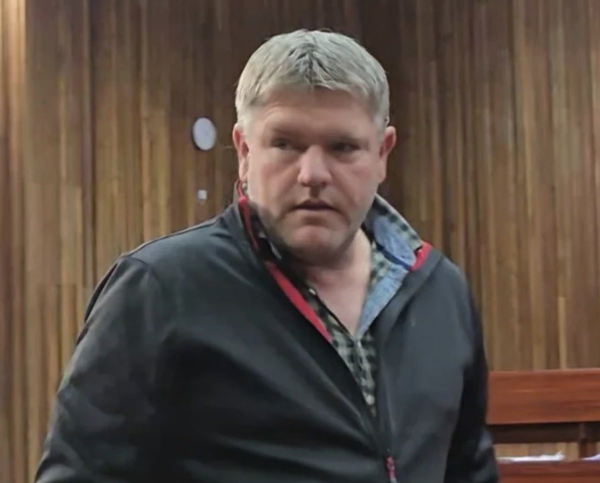 kimheller3's tweet photo. GUILTY OF RAPE & HUMAN TRAFFICKING and ASSAULT

 Louis Lategan - a South African farmer has been found guilty on a litany of charges - including rape, assault and human trafficking - in the Eastern Cape High Court in Makhanda.

Lategan, 43, trafficked six women to his remote farm in the Eastern Cape under the guise of offering them a job as au pairs between 2020 and 2023.

Acting Judge Judith Roberson convicted him on five counts of rape, six counts of human trafficking, and eight counts of assault.

Roberson found that the farmer acted with premeditation,

Source @News24