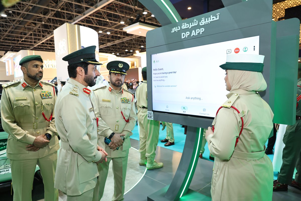 DubaiPoliceHQ's tweet photo. #News | From Travel Checks to Smart Reporting Dubai Police Showcases Services for Visitors at ATM 2026
Details:
https://t.co/wDWuf1nMsH
#ATM2026
#ProactiveServices https://t.co/ZXdfN8WRag