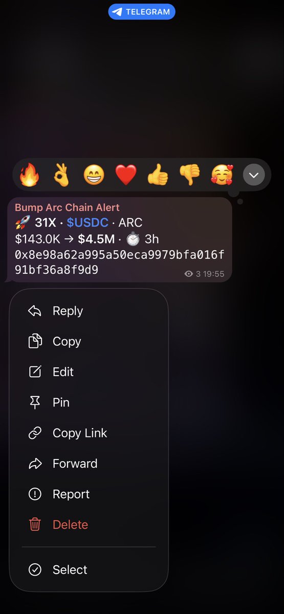 xeduward's tweet photo. yang nanya kenapa bot DM BUMP gak jalan: sengaja gw matiin.

Alert memecoin itu kuncinya cuma satu: SPEED.
Kirim alert ke ratusan DM pribadi tuh bikin notif delay 30-60 detik gara-gara antrean Telegram. Di crypto, telat 1 menit lu bukan dapet alpha, tapi disuruh cuci piring di pucuk terus kena dump.

Makanya sistemnya kita ubah total: Gak ada lagi bot DM per-user. Sekarang BUMP Radar 100% jalan lewat Dedicated Channel per-chain biar notifnya INSTANT (0 delay).

Pilih chain yang lu mainin di sini:
🟢 Robinhood (RH): https://t.co/aLBO0yiS0A
🟣 Solana (SOL): https://t.co/7T50CKRyju
🔵 ARC Chain: https://t.co/5JyZ9ScbQY

Kenapa wajib masuk & pin channelnya?
• Early Watch beneran nyari MC kecil ($5K-$50K)
• Filter anti-bundler & sniper ketat (koin rug auto-skip)
• Shortcut 1-tap buy Based Bot & Cove langsung nempel di alert
• Auto-tracking kenaikan 2X, 5X, 10X live

100% gratis. Masuk sekarang, unmute, terus PIN di paling atas Telegram lu biar gak tenggelam. Let's print together 🧂🚀

Channel Utama: https://t.co/dTX5k3vzsl

yang mau beli script source codenya dm aja murah 3 orang pertama 👀