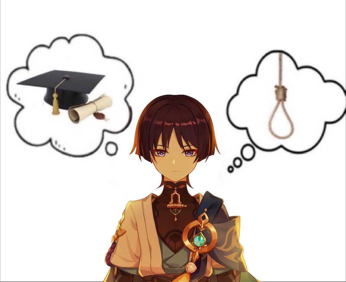 lili_wzyuu's tweet photo. how college feels right now https://t.co/DPSQU21goZ