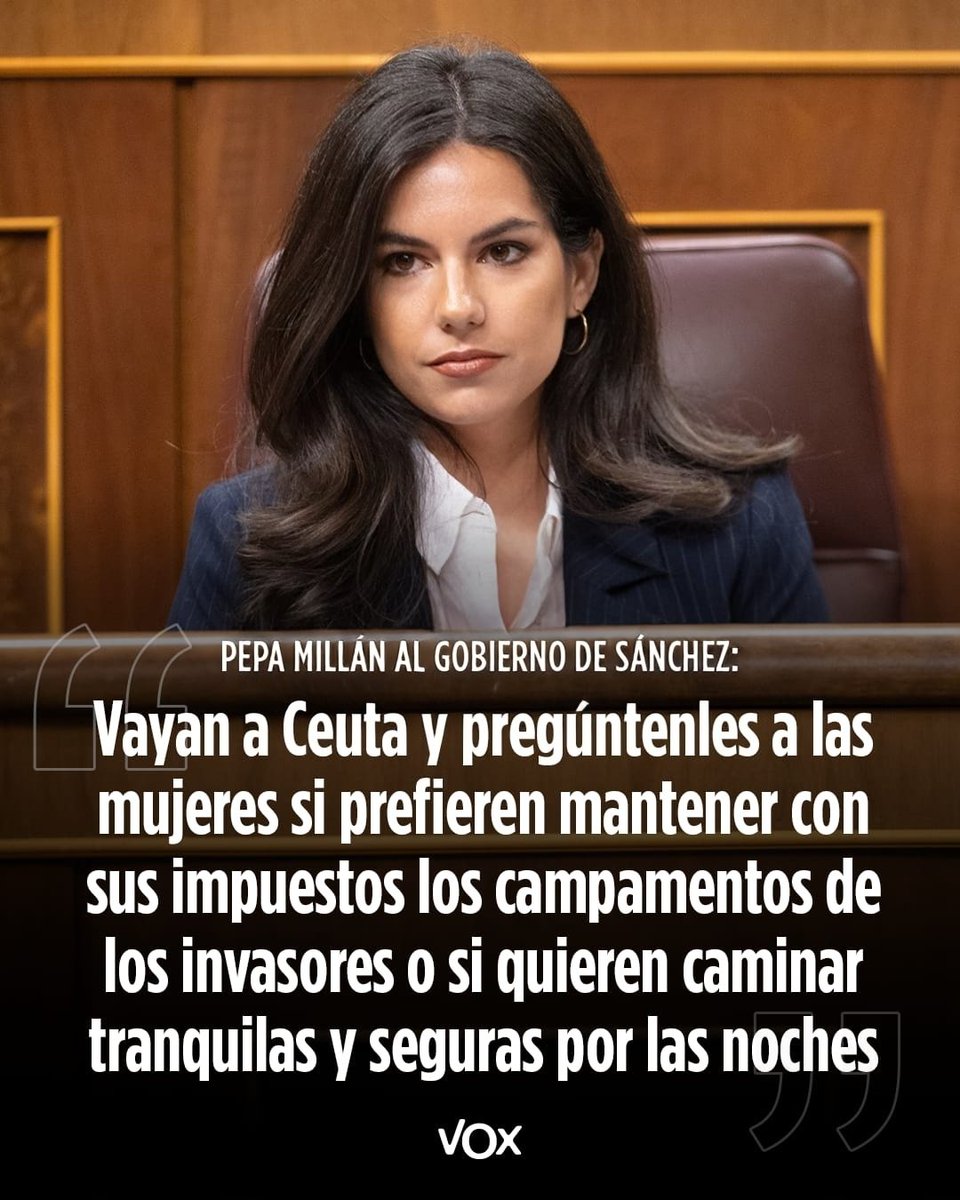vox_es's tweet photo. 🗣️ @Pepa_Millan deja KO al gobierno "más feminista de la historia". https://t.co/AraSxmpk5h