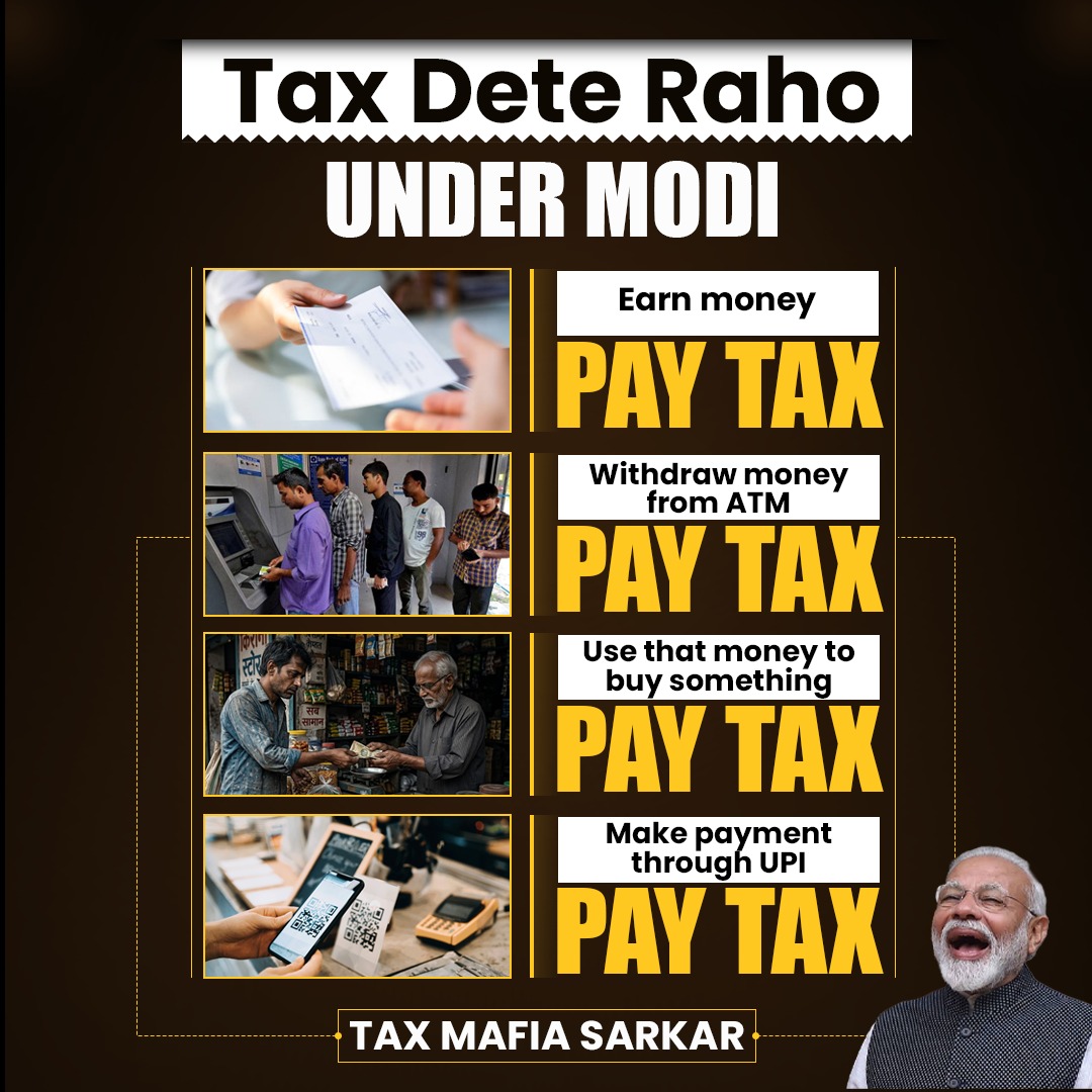 INCIndia's tweet photo. Pay Tax at Every Step https://t.co/dWIwCLiLOc