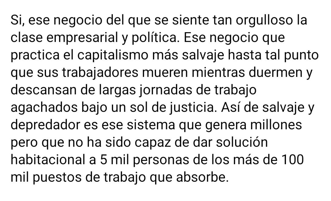 JornalerasL's tweet photo. Reproducimos el comunicado íntegro de Pepa Suárez, de la Asociación Multicultural de Mazagón, sobre el último incendio en uno de los asentamientos chabolistas de Lucena del Puerto que se ha llevado por delante la vida de un chico, Abdoulaye, con tan solo 23 años 😓

(Sigue abajo) https://t.co/sy66BgisIs