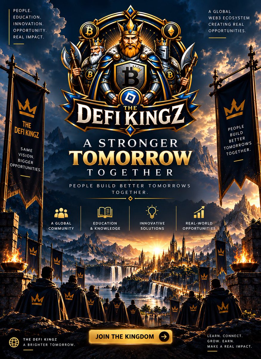 TheRealmOfDefi's tweet photo. 👑 Welcome to The DeFi Kingz.

Web3 can feel confusing.

Wallets. DeFi. Bitcoin. Mining. Real-World Assets. Investing. Trading.

Where do you even start?

The DeFi Kingz was built to help you understand the ecosystem — from the basics to real-world opportunities.

🧵👇 https://t.co/Fol3WVe30n