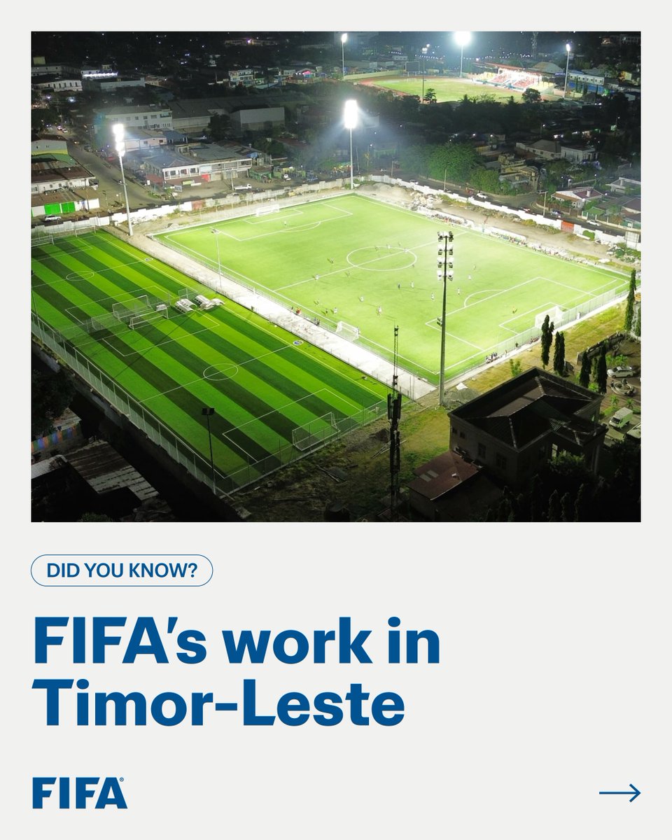 FIFA's work in Timor-Leste