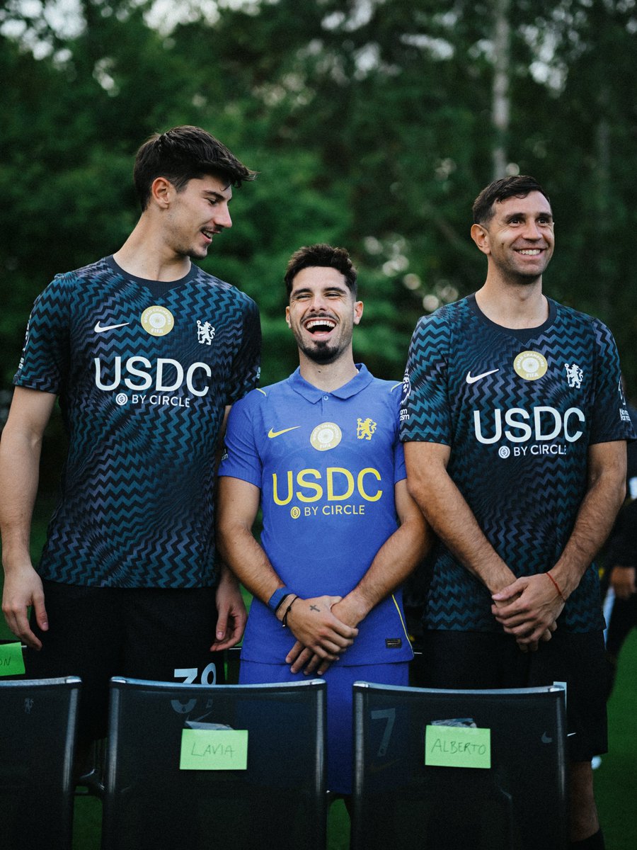 ChelseaFC's tweet photo. Looking sharp. 😃👌 https://t.co/Qhn2YMQHfH