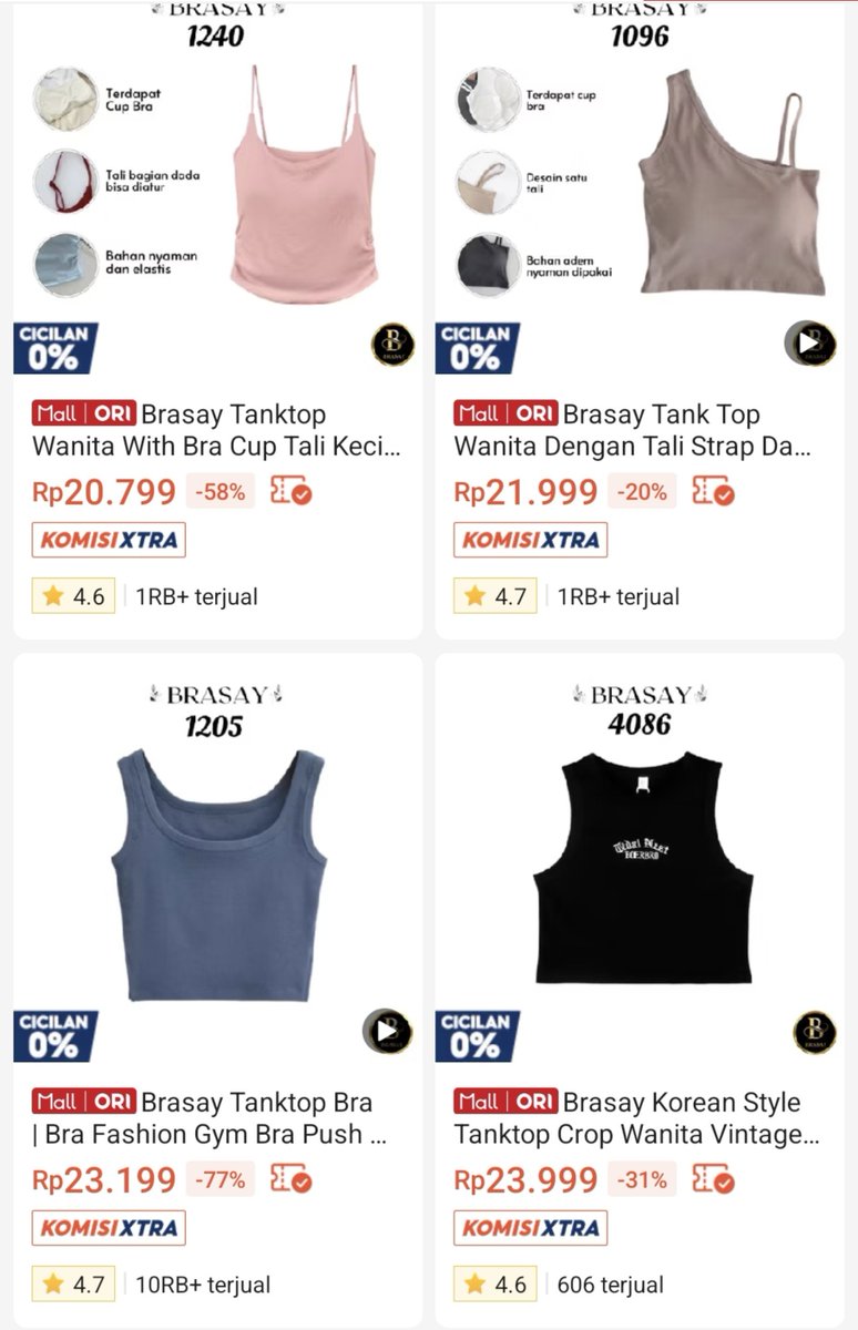 intoyours_'s tweet photo. in this economy nemuin toko mall ori yang jual tanktop under 30k. modelnya banyak dan cakep semua😭 https://t.co/A09hg3tgMw