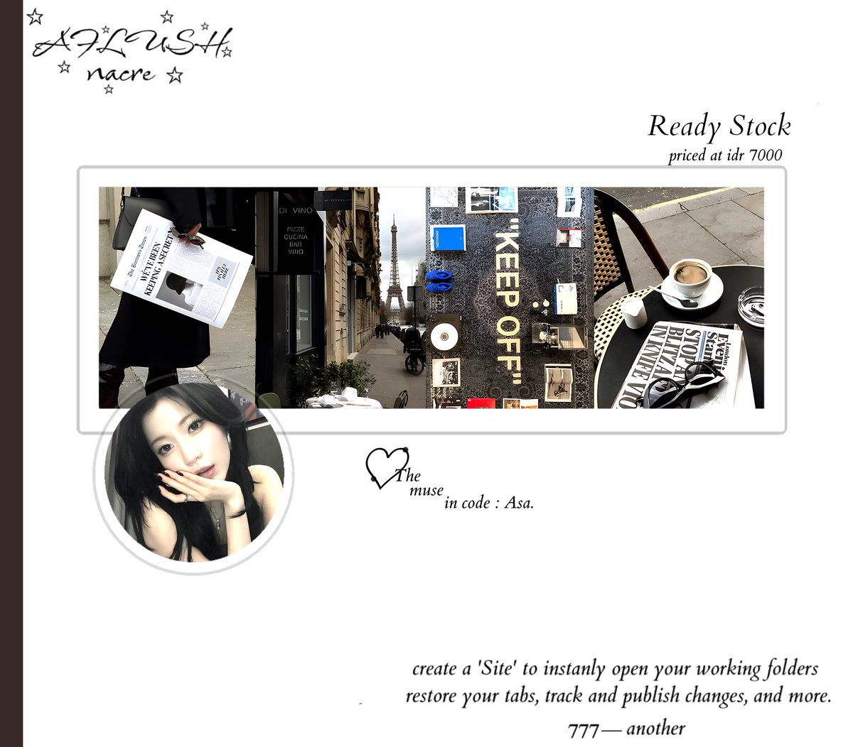 leejaeheec's tweet photo. layout karina &amp; asa ready stock #zonauangㅤ https://t.co/w9Vn5rMAvr