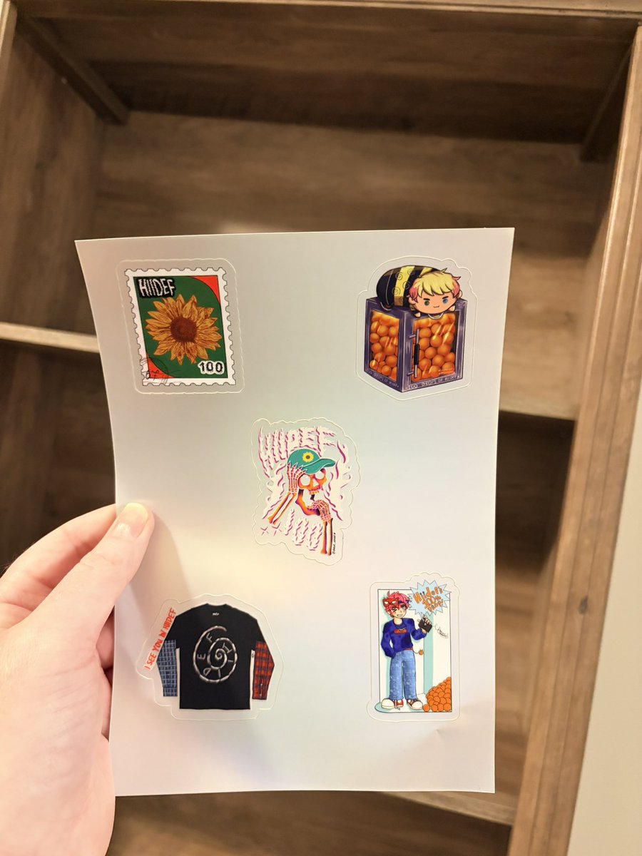 hiidefalerts's tweet photo. 100TH HIIDEF DROP GIVEAWAY! 

I’m celebrating this milestone by giving away fanmade sticker sheets as well as a few extras. Read for details. Huge thank you to @dead_doubt @HIIDEF_GEOFF @vhsparx @burberryhat and @cloudy0circus for their contributions to this project ♥️ https://t.co/GbsInFs0Pm