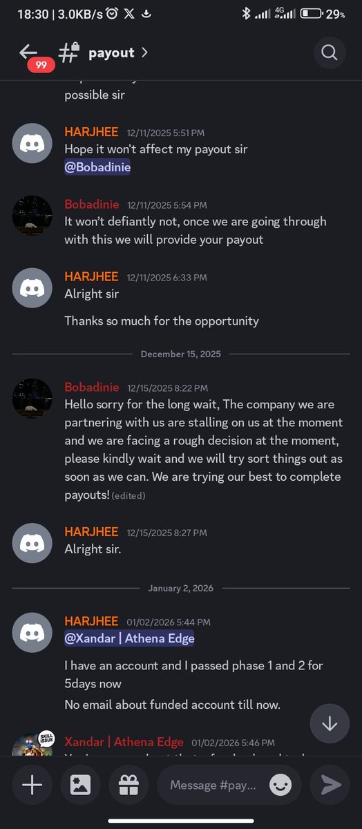 cobaltsyndicat's tweet photo. @Trillionarie369 Hi, my payout with Athena ended was rejected and the CEO stopped responding same with the support. I messaged. The Ceo removed my mail and blocked from login in to the website  @Trillionarie369 @Trillionarie369 https://t.co/16LnXqMLUn