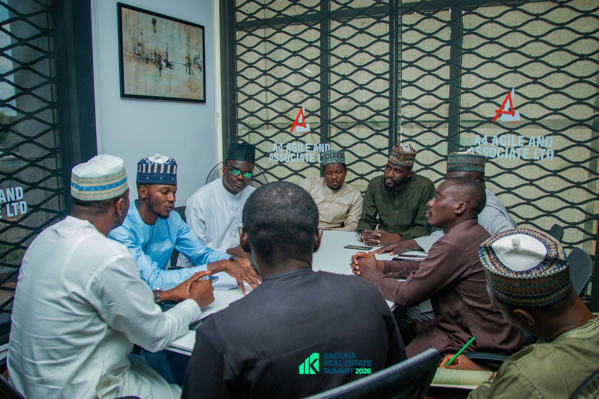 KadRealEstate26's tweet photo. Kaduna Real Estate Summit Team also paid a courtesy visit to A4 Agile and Associates Limited,  a seasoned multi-phase company operating across Nigeria, specializing in delivering high-quality construction solutions to corporate organizations across various industries. https://t.co/GtwaDvddCD