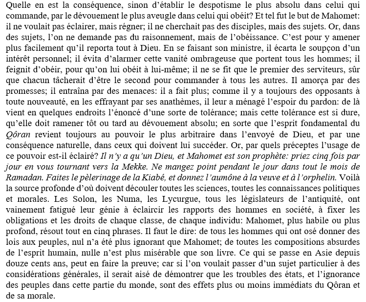 pheacienne's tweet photo. Volney, philosophe, historien et orientaliste des Lumières, doit sa renommée à son "Voyage en Égypte et en Syrie", dont voici un extrait consacré au Coran.👇 https://t.co/JE7Ub6KUtj