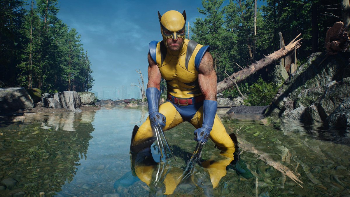 RattleheadJake's tweet photo. @CineChristian @insomniacgames So like, did we all end up doing this exact pose, in this exact creek? Great shots by the way dude! https://t.co/TbnTfZZx86