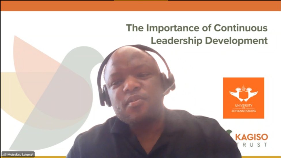 Kagiso_Trust's tweet photo. Our keynote speaker, Dr Motsekiso Letuma, is a Senior Lecturer in the Faculty of Education at the University of Johannesburg.

His keynote, “Developing the Next Generation of School Leaders: Building Sustainable Schools for South Africa,” takes the conversation straight to one of today’s central questions: how do we build leadership capacity before vacancies arise?

#LeadershipConference #EducationConversations @go2uj @EduFacultyUJ