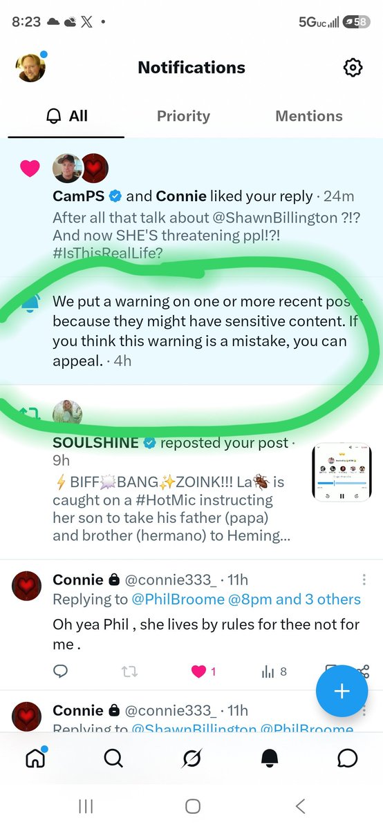 PhilBroome's tweet photo. 💥⚡️🤯 OMFG #IsThisRealLife?!?! Y'all, Nina stayed up all night reporting my old tweets exposing how her contest are #RIGGED!!! #RUFinKiddingMe? #🪳move #Receipts https://t.co/AJWan5PWEH