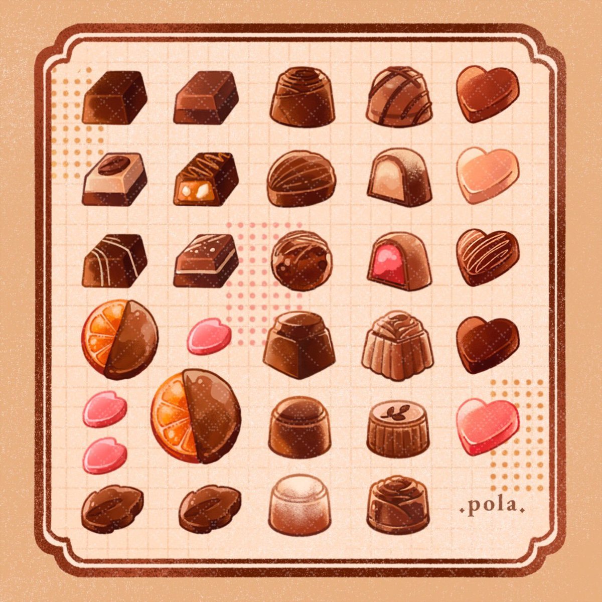 polamelia's tweet photo. Making menu-like illustrations like this is so fun... wanna explore more... https://t.co/lSNP2VvU6D