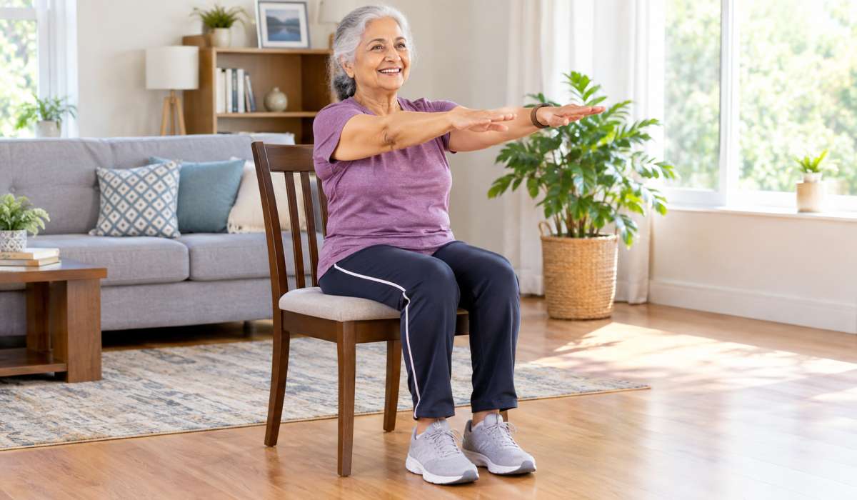 smith_noaa2236's tweet photo. Chair Exercises for Women: Easy Seated Workout at Home

A chair can be all you need for a simple workout. Try seated marches, leg extensions, calf raises, arm circles, knee lifts, torso twists, and more. 

https://t.co/kKnbF63LaT

#ChairExercises #WomenFitness #HomeWorkout https://t.co/hvCUeVLZBD