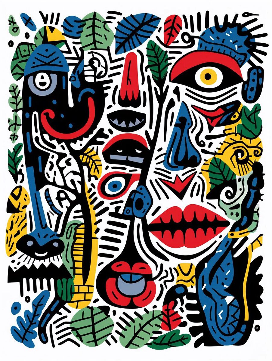 pse4p98's tweet photo. Doodled at a street art workshop today—turning messy lines into tiny abstract vibes, art’s just playing without pressure ， https://t.co/VQGQ7dSMwF