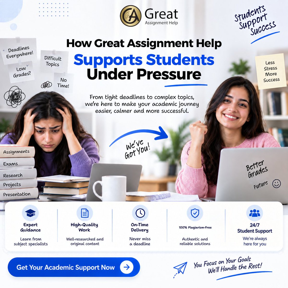 AssignmentGreat's tweet photo. Academic pressure getting you down? 📚 Get expert guidance, quality support, and stay focused on your goals! 🎓🚀

👉 Get support: https://t.co/cVb5tG4y0R
📞 +1-702-963-3796
#GreatAssignmentHelp #AcademicSupport #StudentSuccess #StudySupport https://t.co/KCPVf4zq65