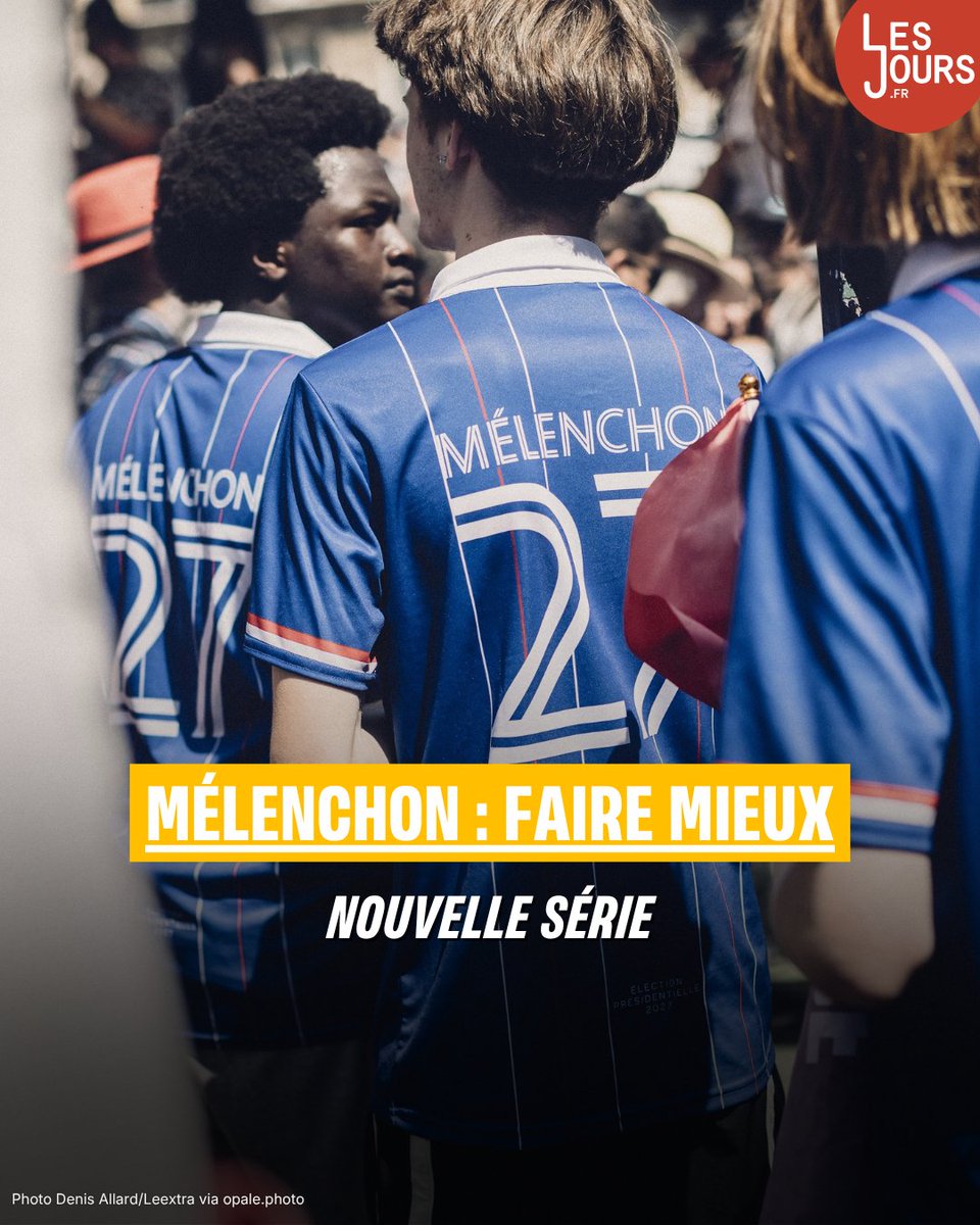 Des partisans de Jean-Luc Mélenchon, dans le cortège de la marche contre le racisme initiée par Bally Bagayoko, maire de Saint-Denis, à Paris, le 21 juin 2026