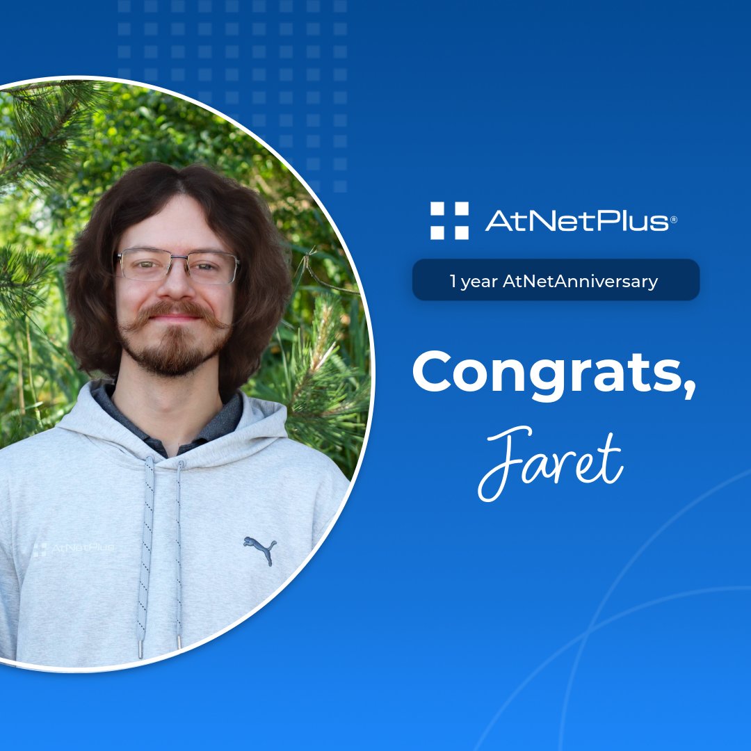 atnetplus's tweet photo. Today, we're celebrating Jaret's 1-year AtNetAnniversary! Thank you for everything you do!
#AtNetPlus https://t.co/q0Ll6IyZSG