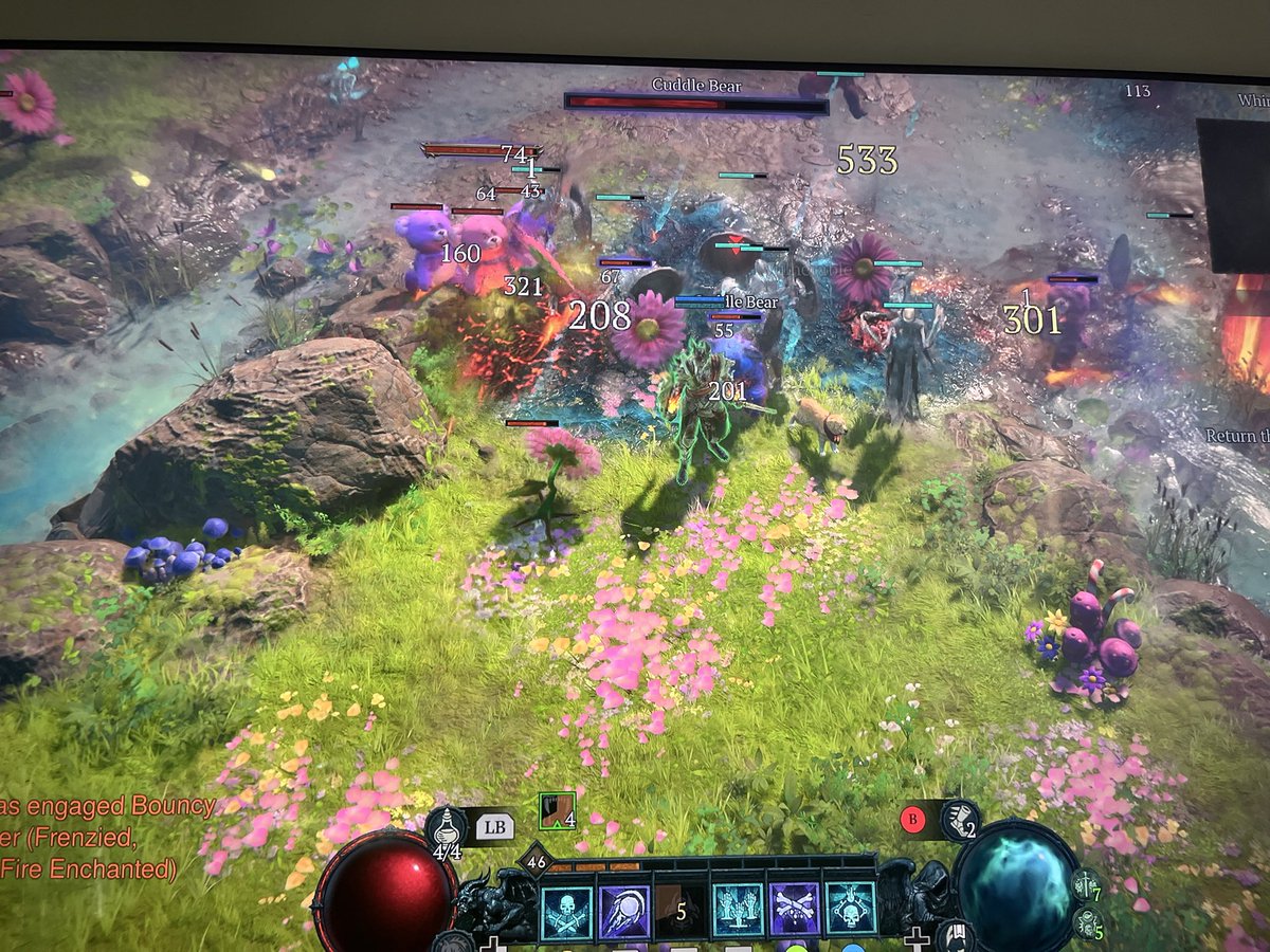 Gregorio1787's tweet photo. @Diablo  wtf hell is this?  How am I fighting teletubbies, rainbows and flowers https://t.co/6t5JzhcgXJ