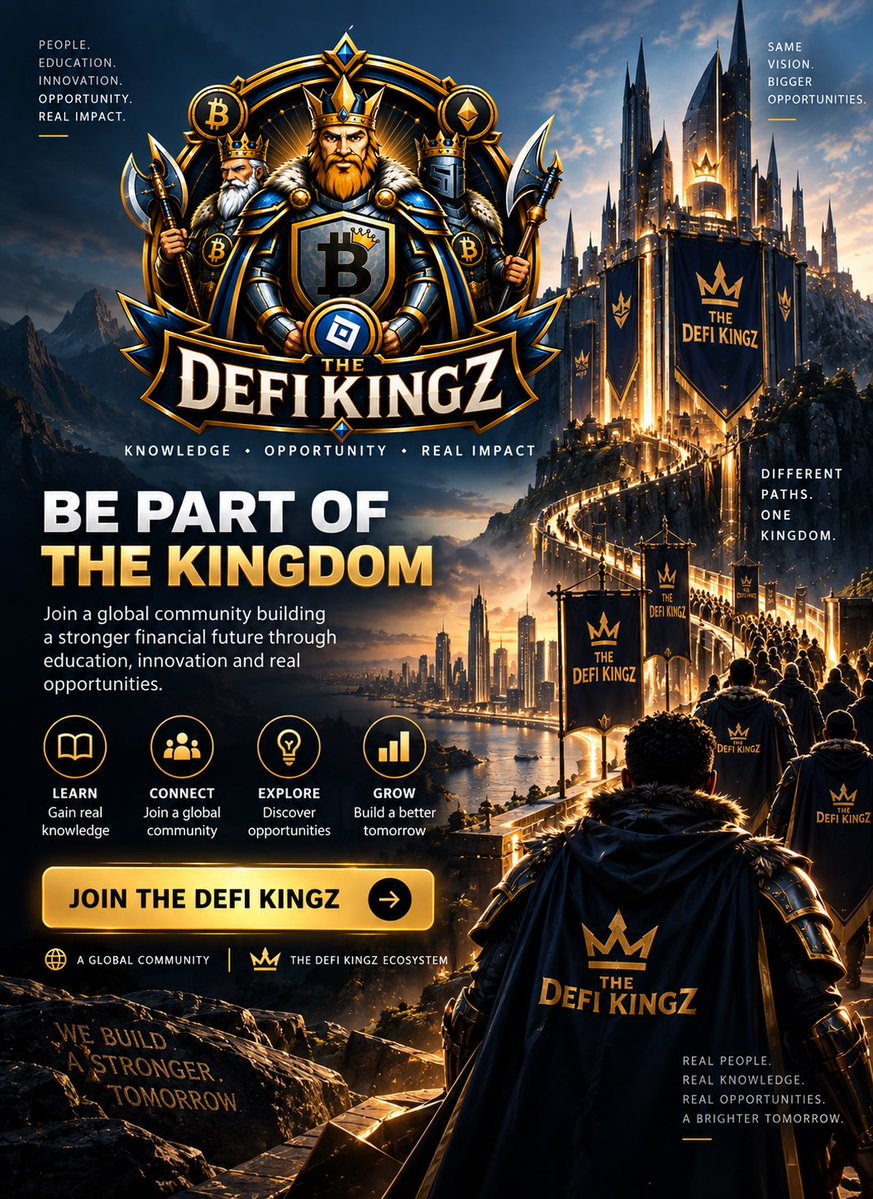 TheRealmOfDefi's tweet photo. If you’re completely new to Web3, start here.

If you’ve been in crypto for years, there’s still more to explore.

Follow The DeFi Kingz as we break down:

• Web3
• DeFi
• Bitcoin
• Mining
• RWAs
• Forex
• Digital finance
• Emerging opportunities

Welcome to the Kingdom. 👑

The DeFi Kingz.