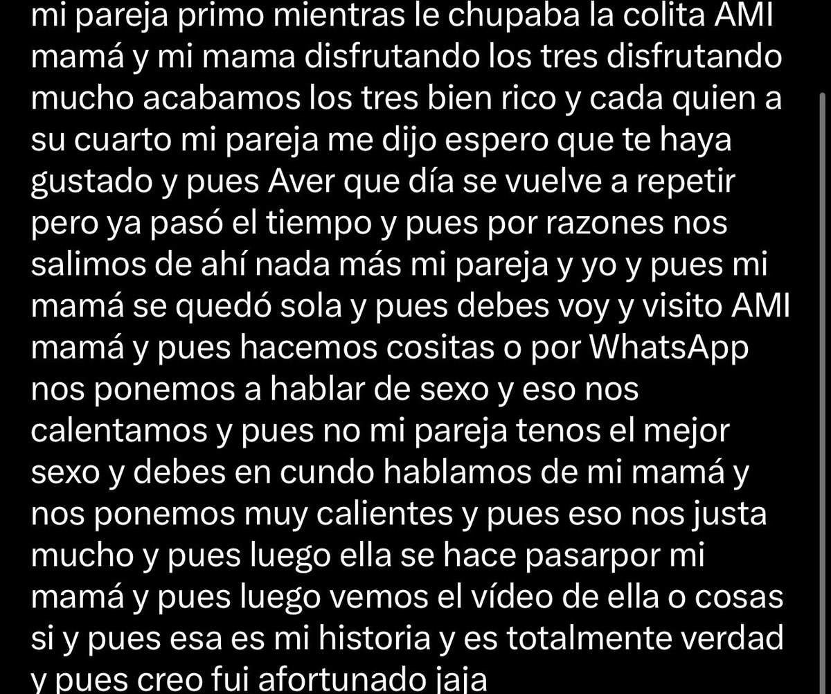 3x_relatos's tweet photo. Mi mamá se unió a nuestra relación, terminé cogiendomela 🤤🔥 https://t.co/VwhJxORgfq
