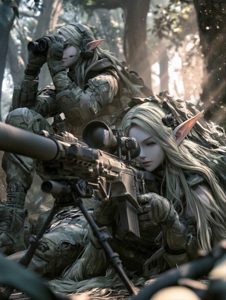 uenrura's tweet photo. ELF//TACTICAL 009 โ RECON ๐ญ
The shooting stops.
The hunt doesnโt.
One watches.
One waits. ๐ฏ๐ฒ
#ELFTACTICAL #TacticalElf https://t.co/6372UiFqkw